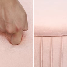 Kiara Velvet Storage Ottoman